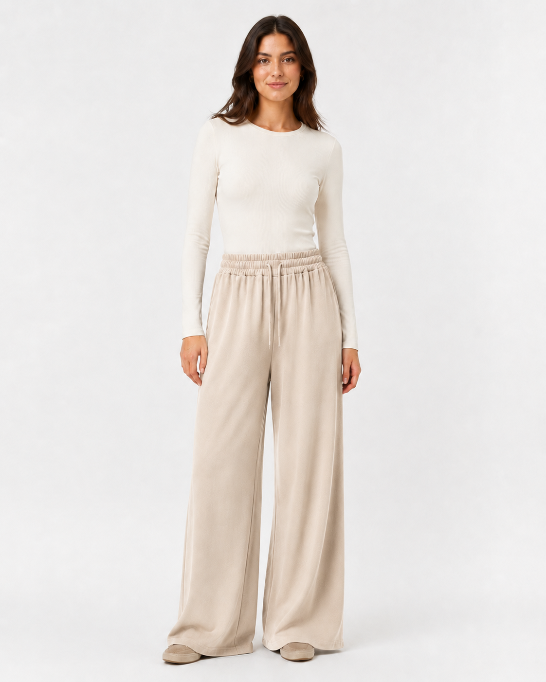 Pantalone Palazzo Cozy Garzato