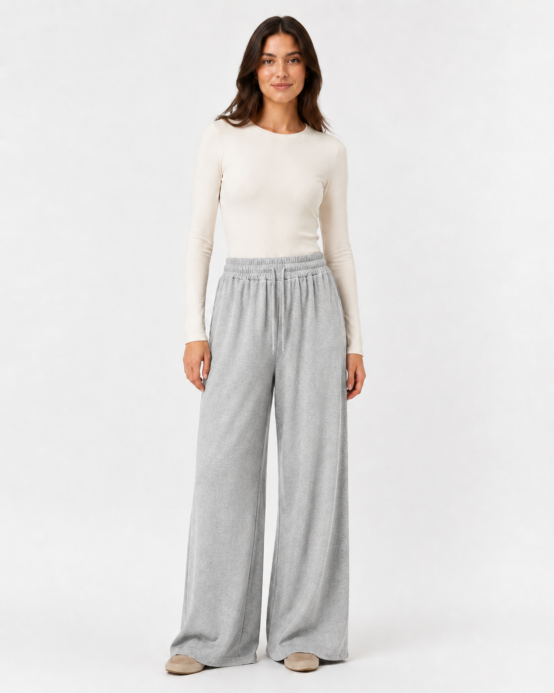 Pantalone Palazzo Cozy Garzato