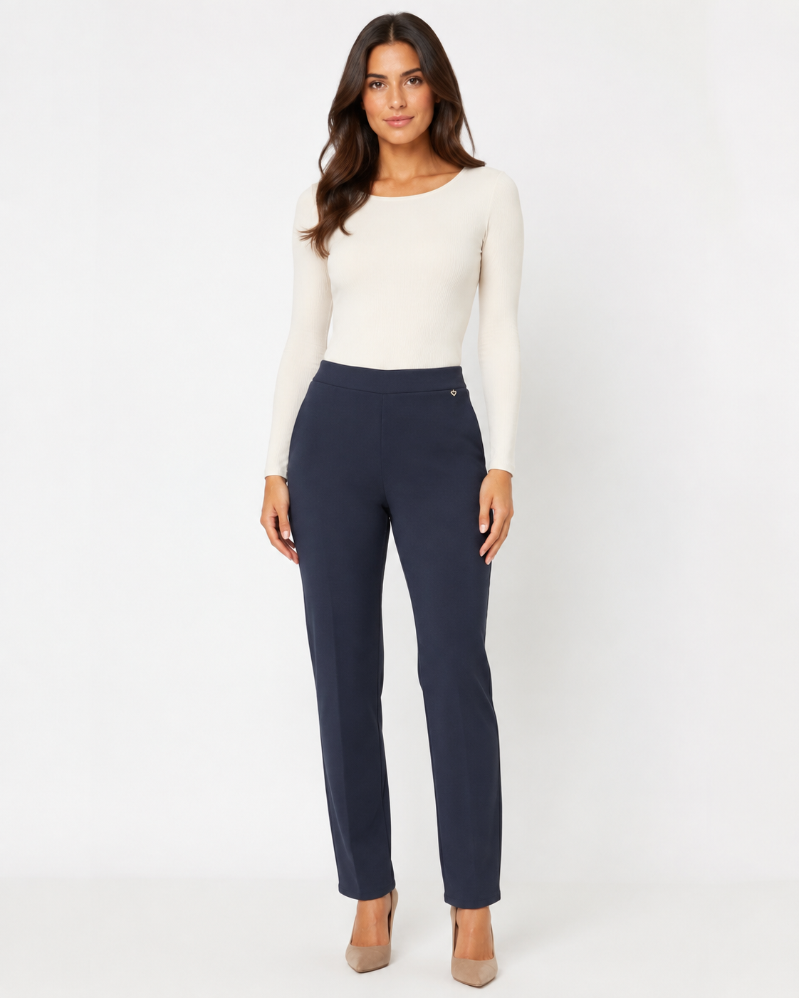 Pantalone Slim Charm Cuore