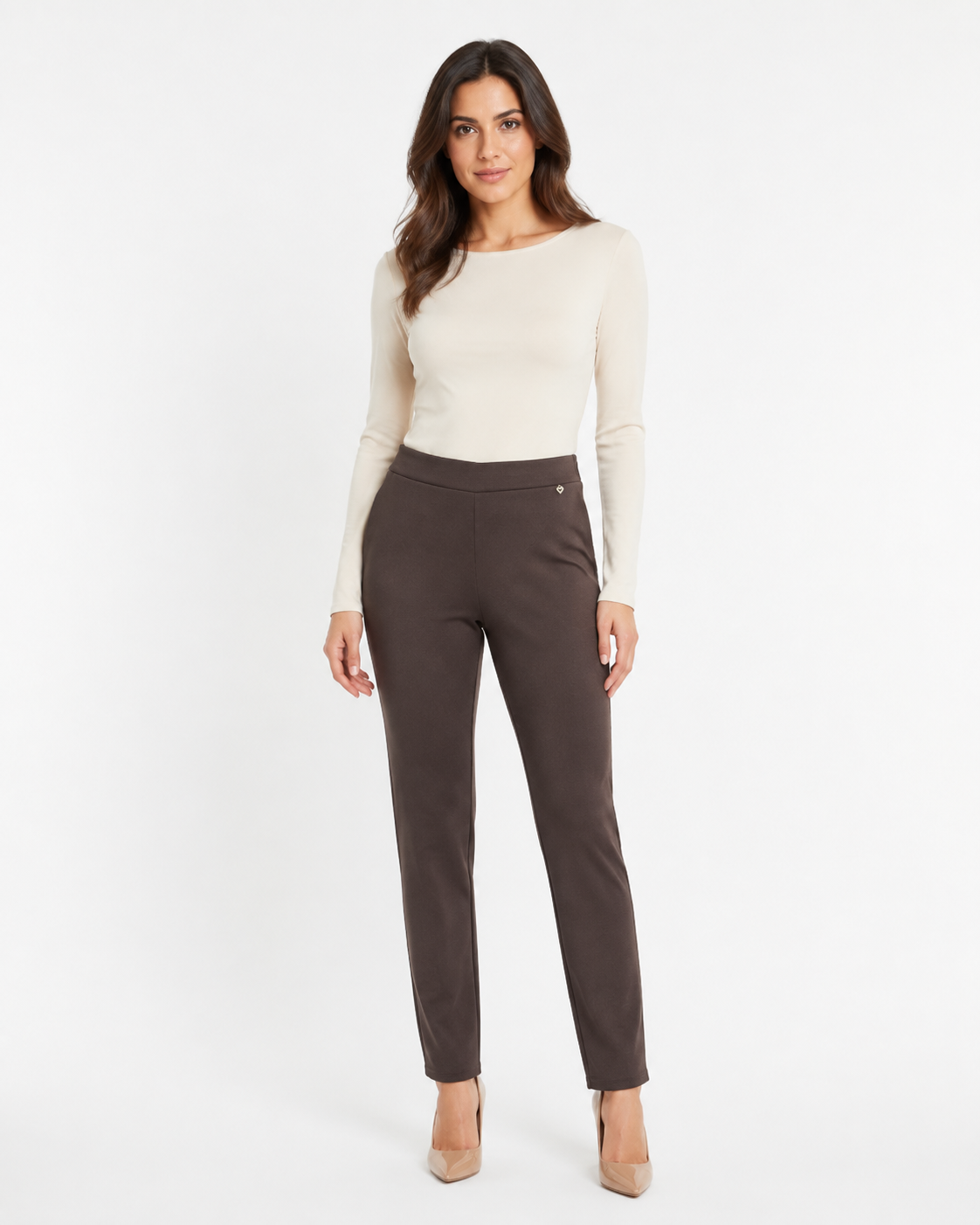Pantalone Slim Charm Cuore