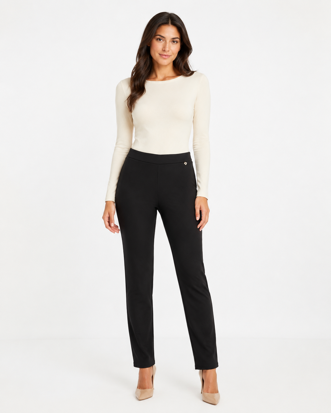 Pantalone Slim Charm Cuore