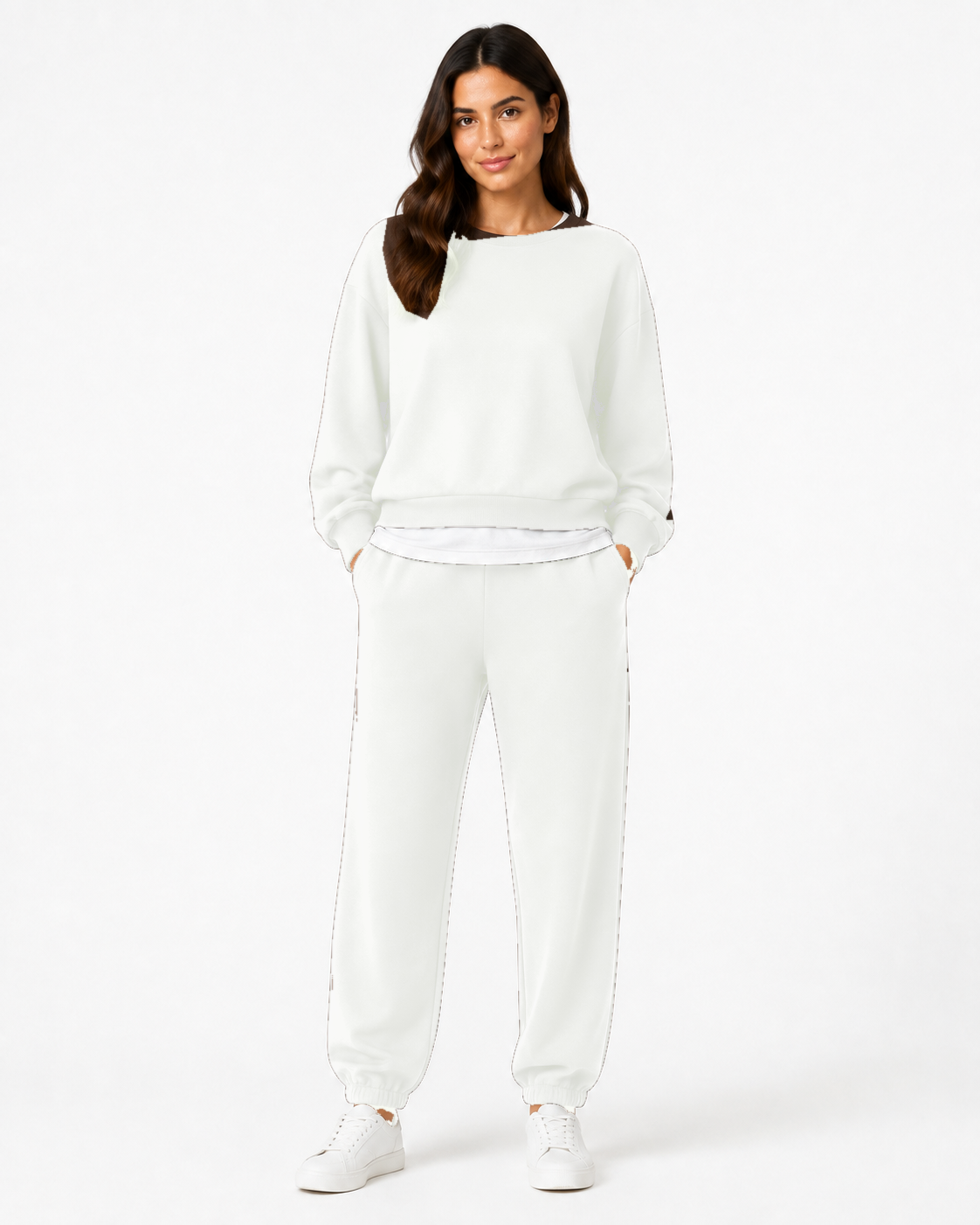 Completo Layered Felpa e Jogger