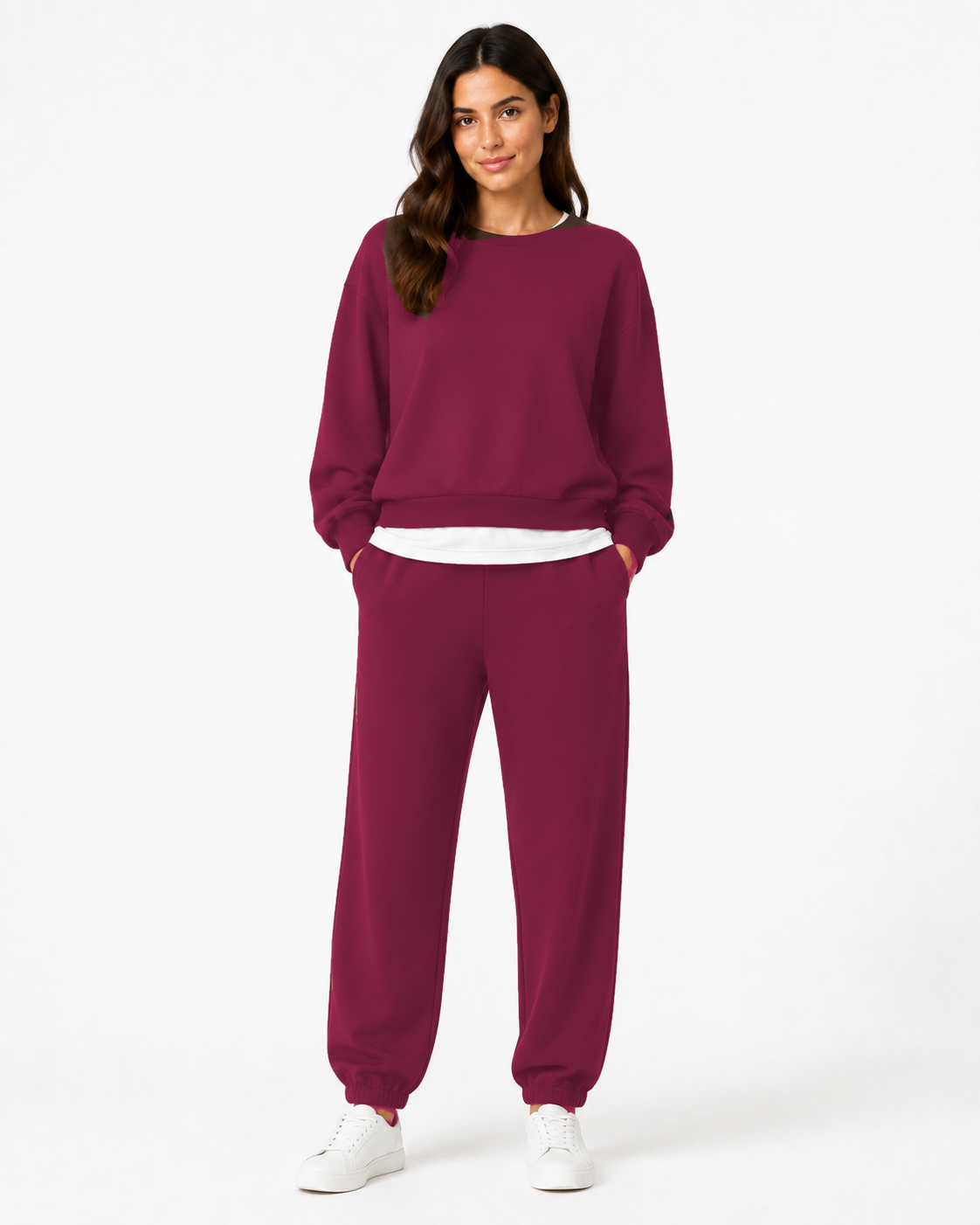 Completo Layered Felpa e Jogger