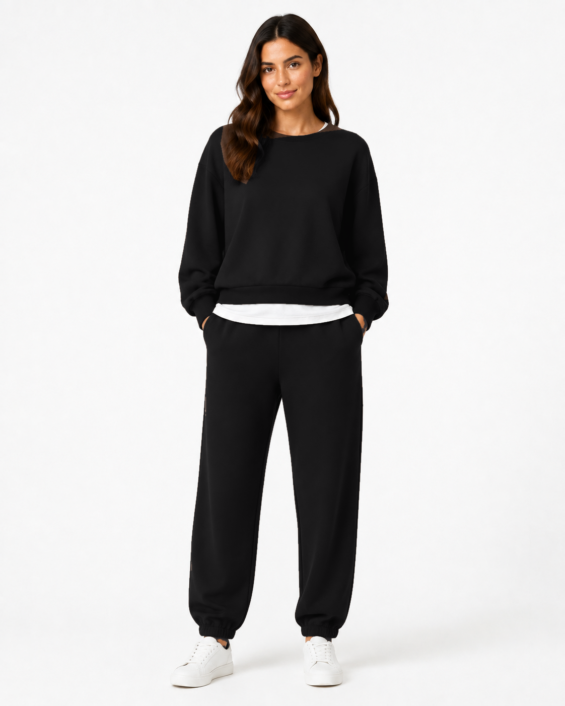 Completo Layered Felpa e Jogger