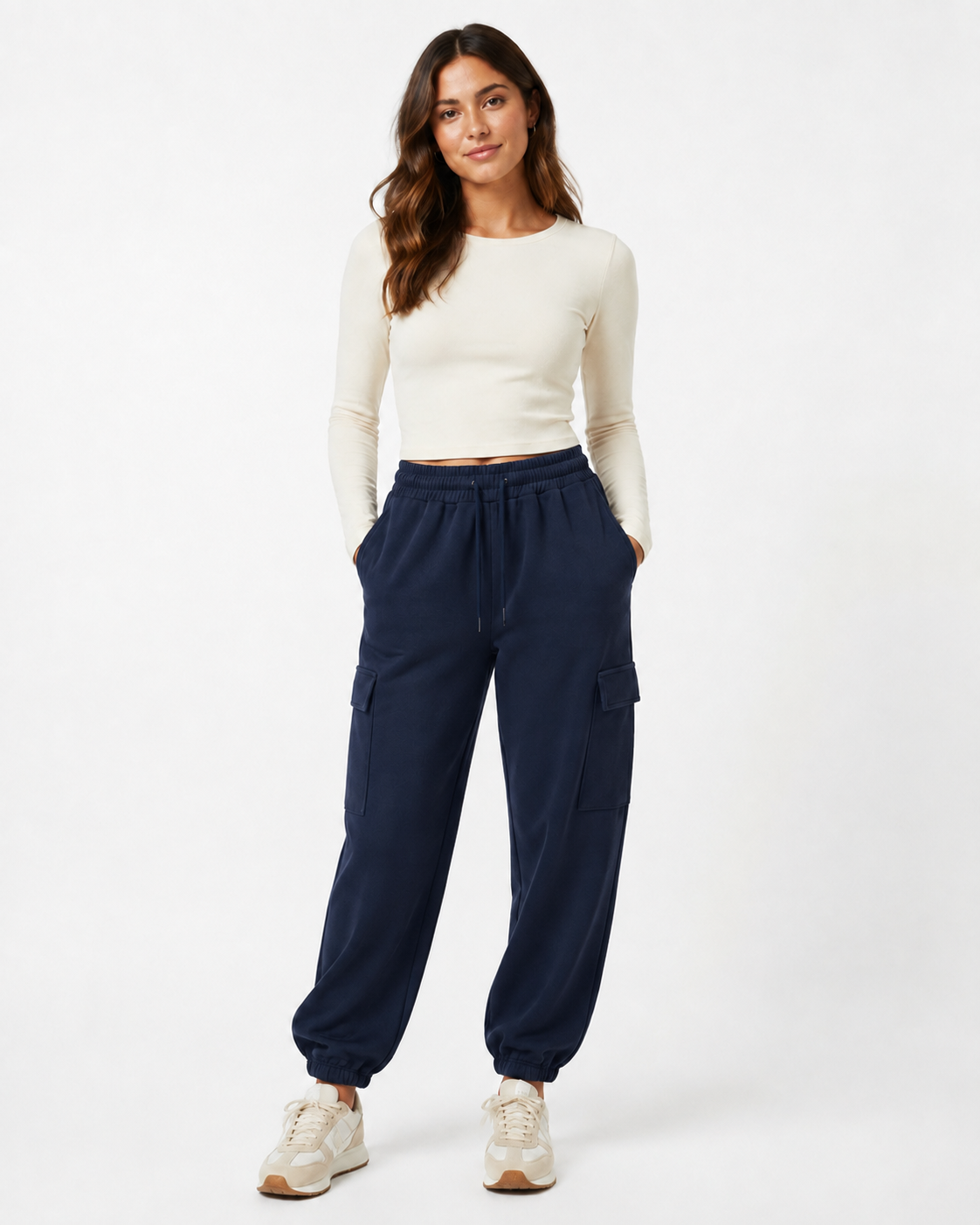 Jogger Cargo Cozy Garzato