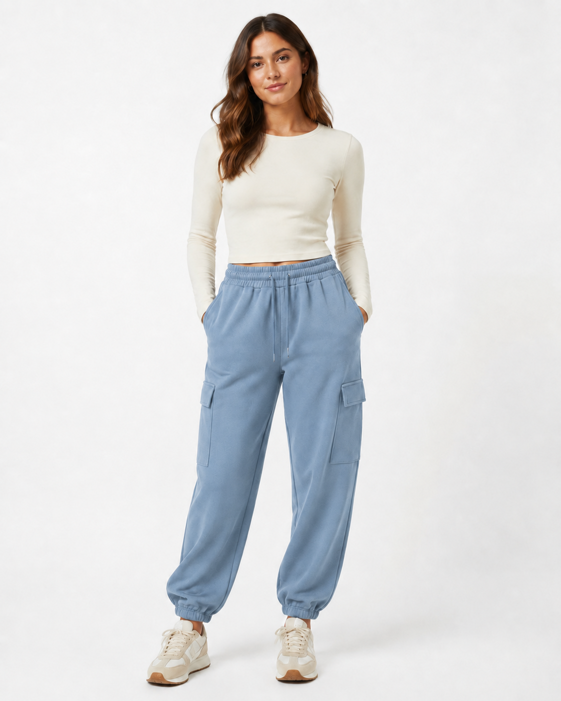 Jogger Cargo Cozy Garzato