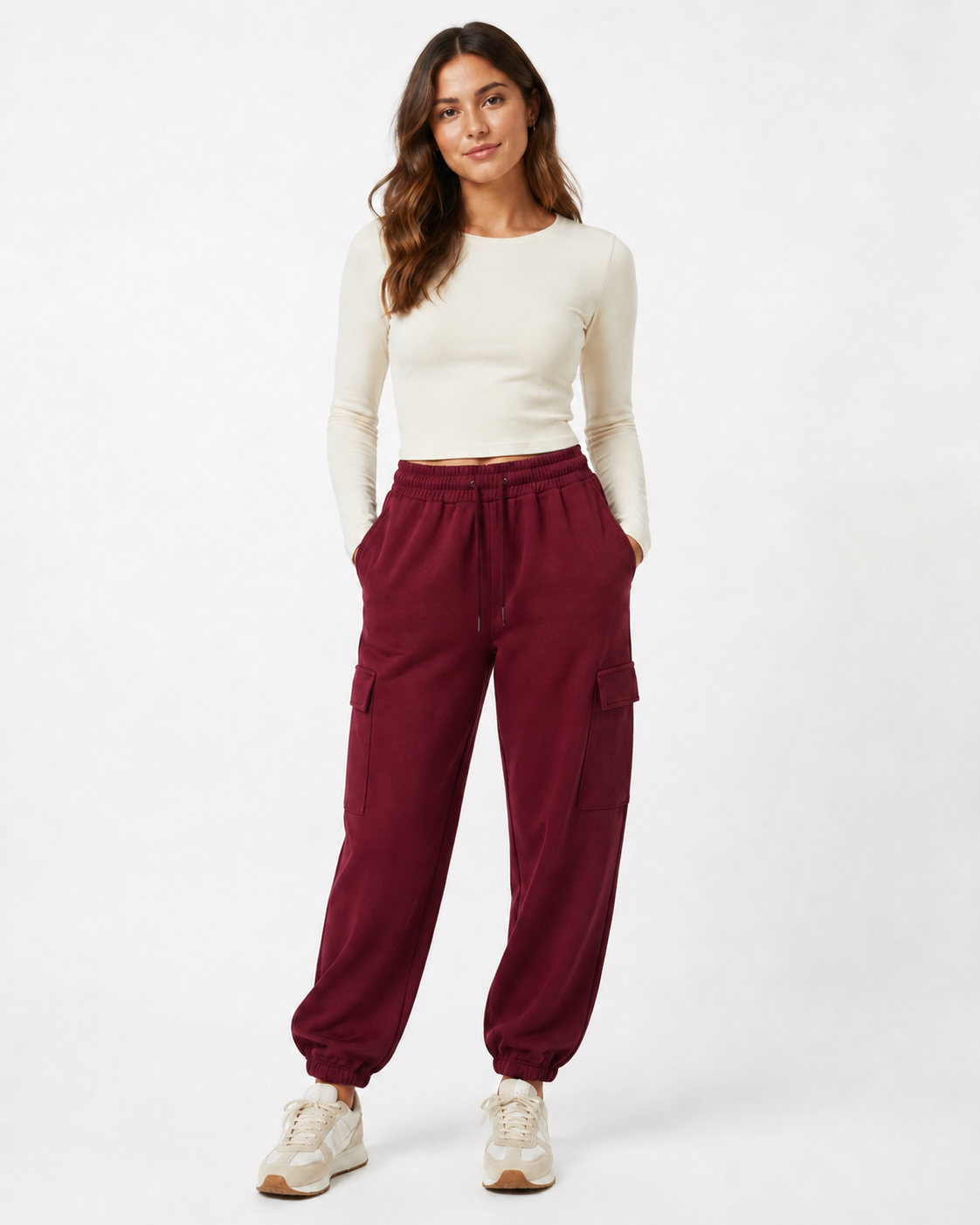 Jogger Cargo Cozy Garzato