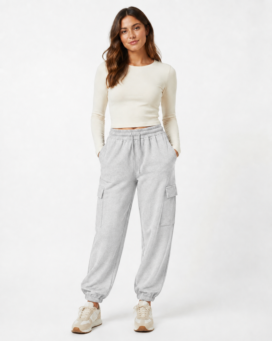 Jogger Cargo Cozy Garzato