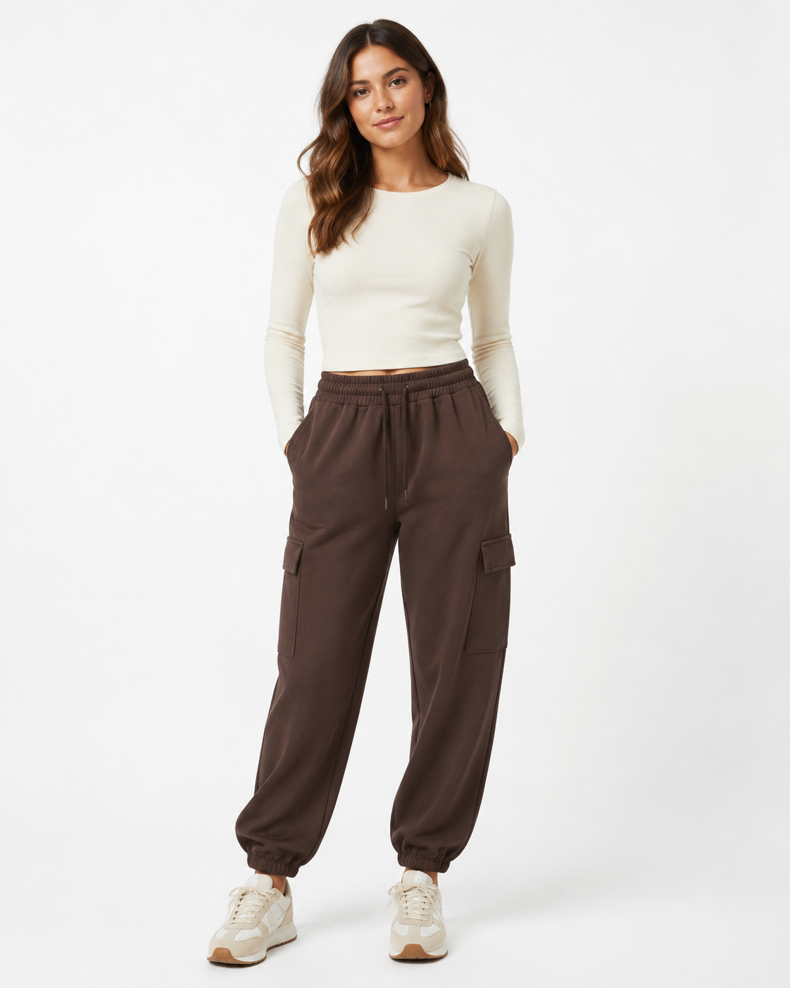 Jogger Cargo Cozy Garzato