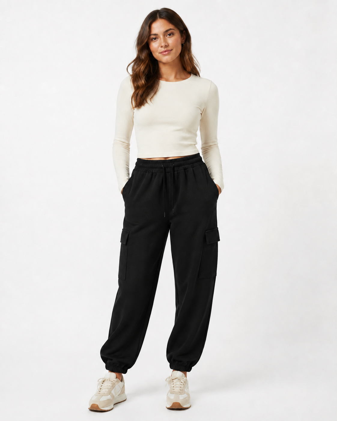 Jogger Cargo Cozy Garzato