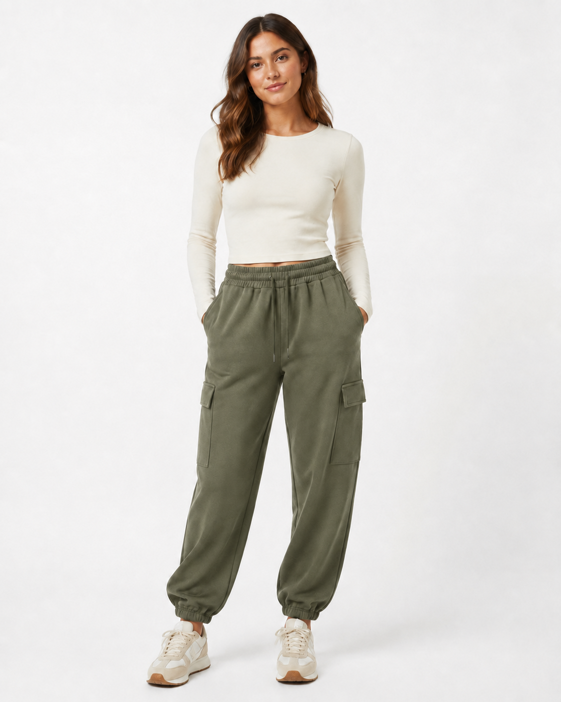 Jogger Cargo Cozy Garzato