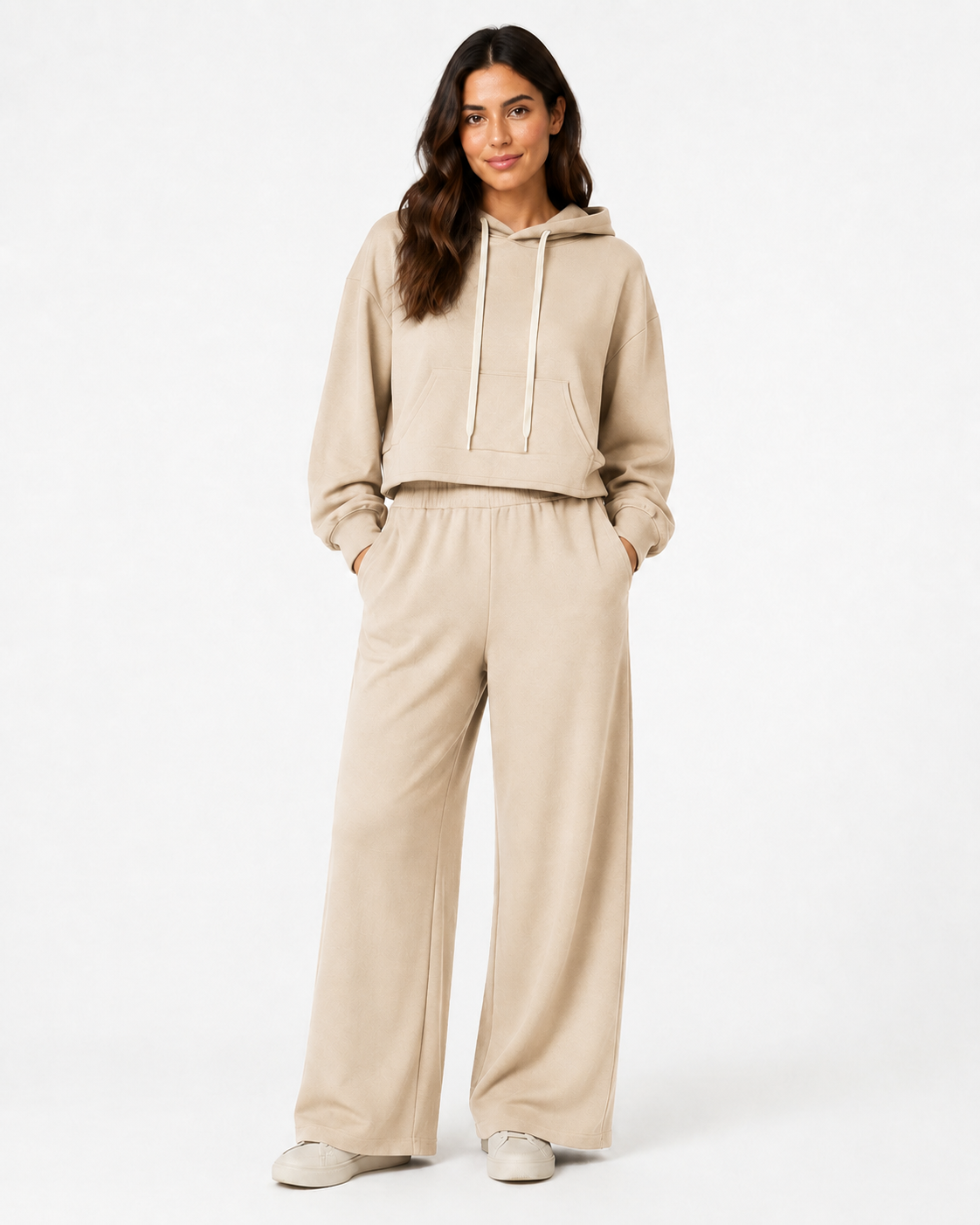 Completo Cozy Hoodie e Palazzo