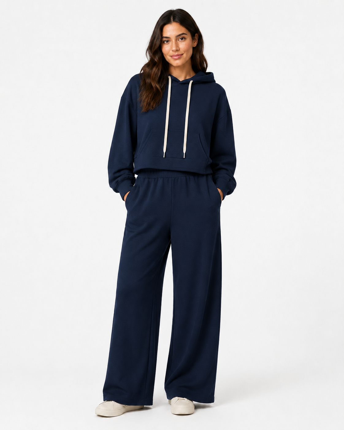 Completo Cozy Hoodie e Palazzo