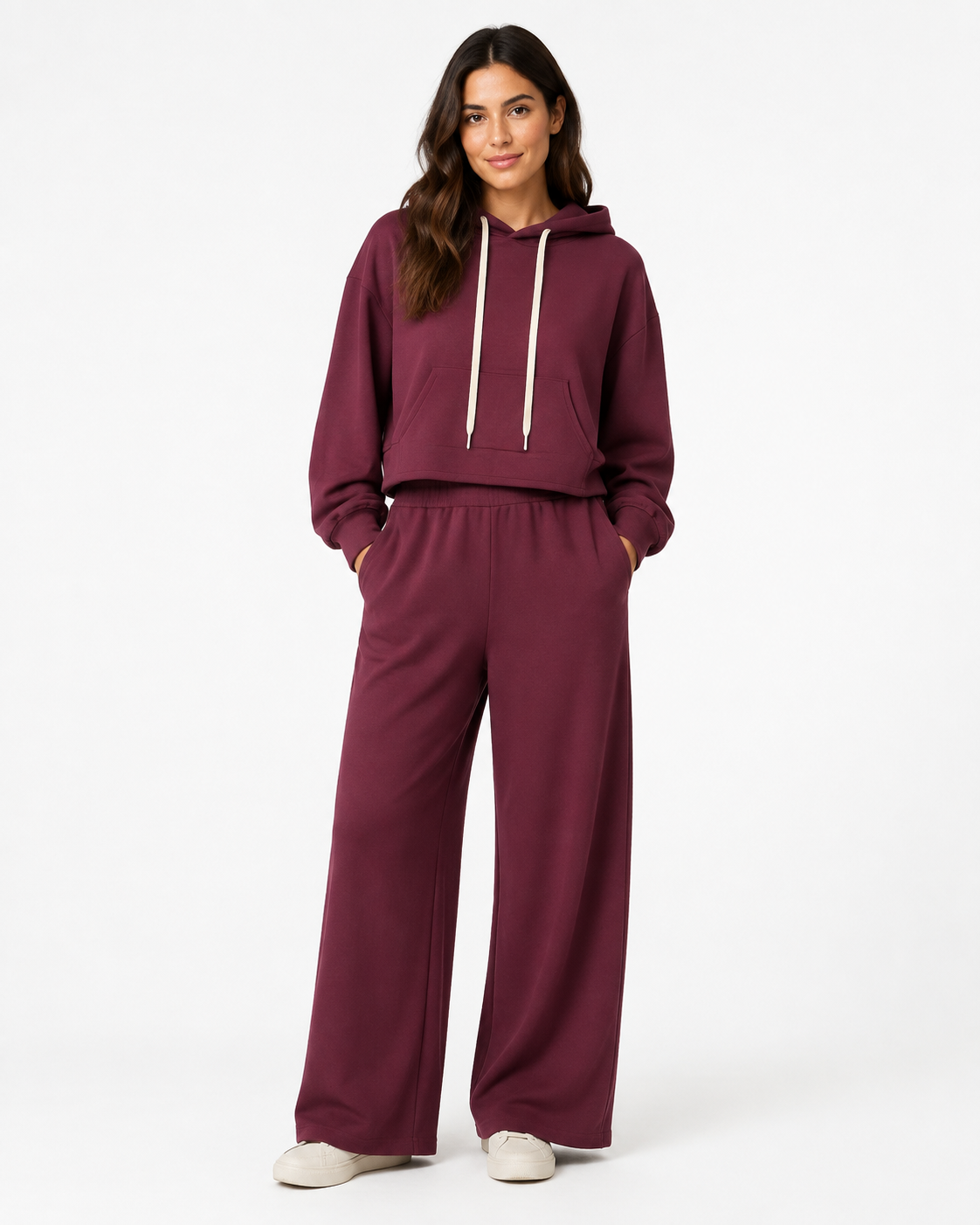 Completo Cozy Hoodie e Palazzo