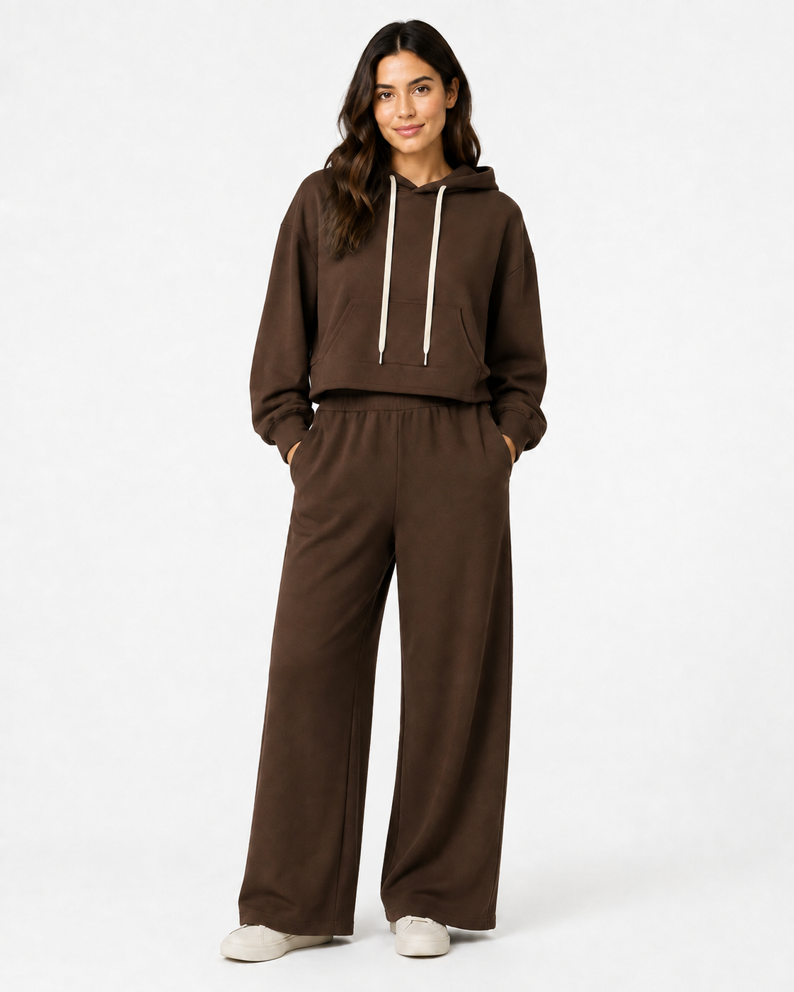Completo Cozy Hoodie e Palazzo