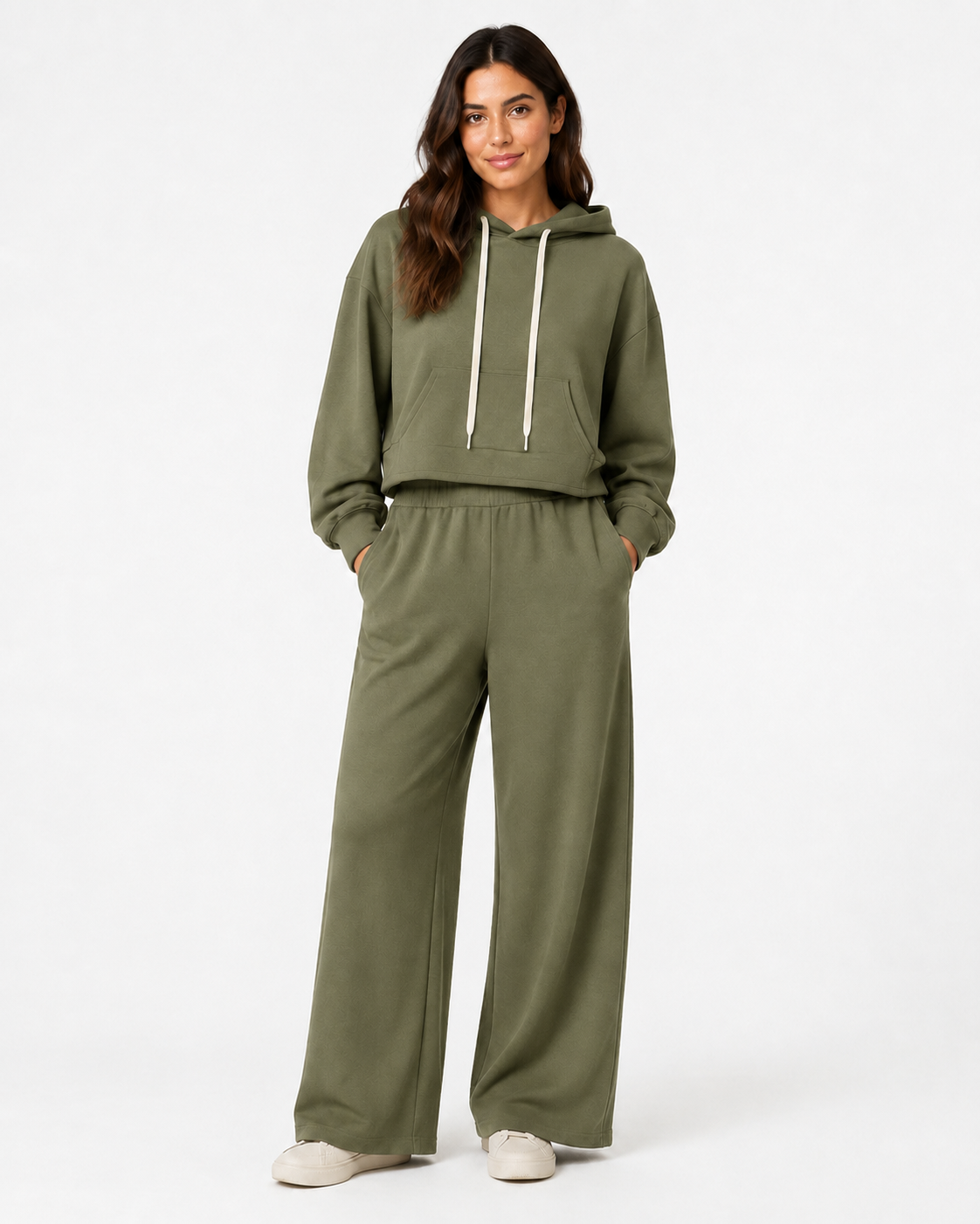 Completo Cozy Hoodie e Palazzo