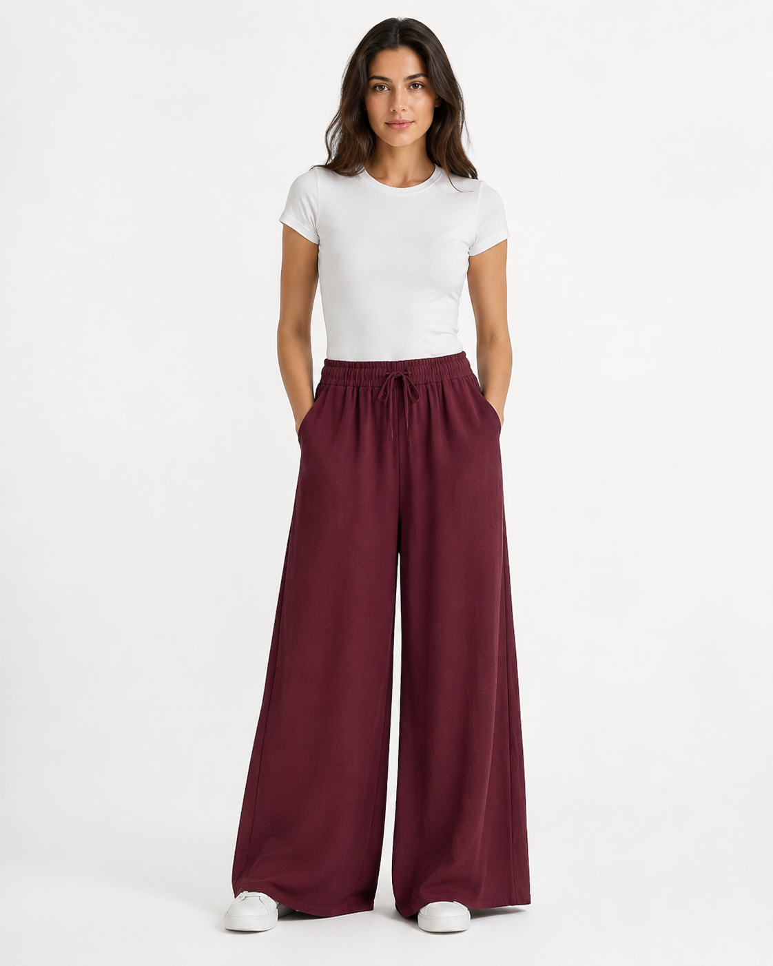 Pantalone Palazzo Crinkle Easy