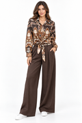 Completo camicia fantasia e pantalone