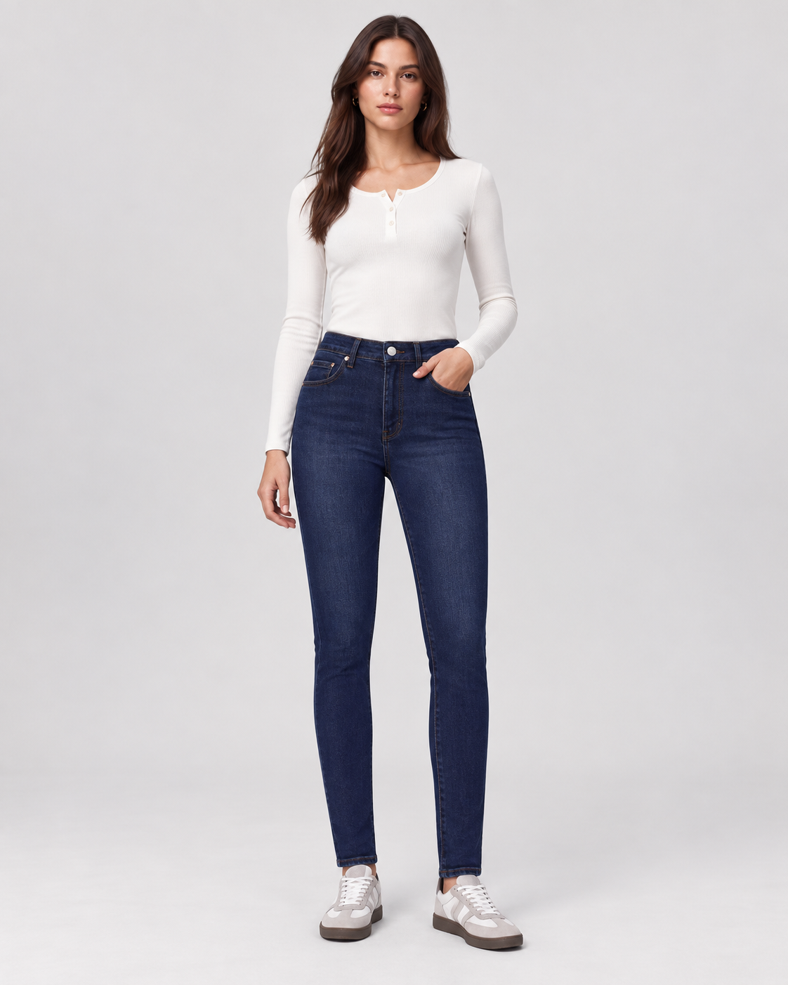 Jeans Skinny Blu Scuro