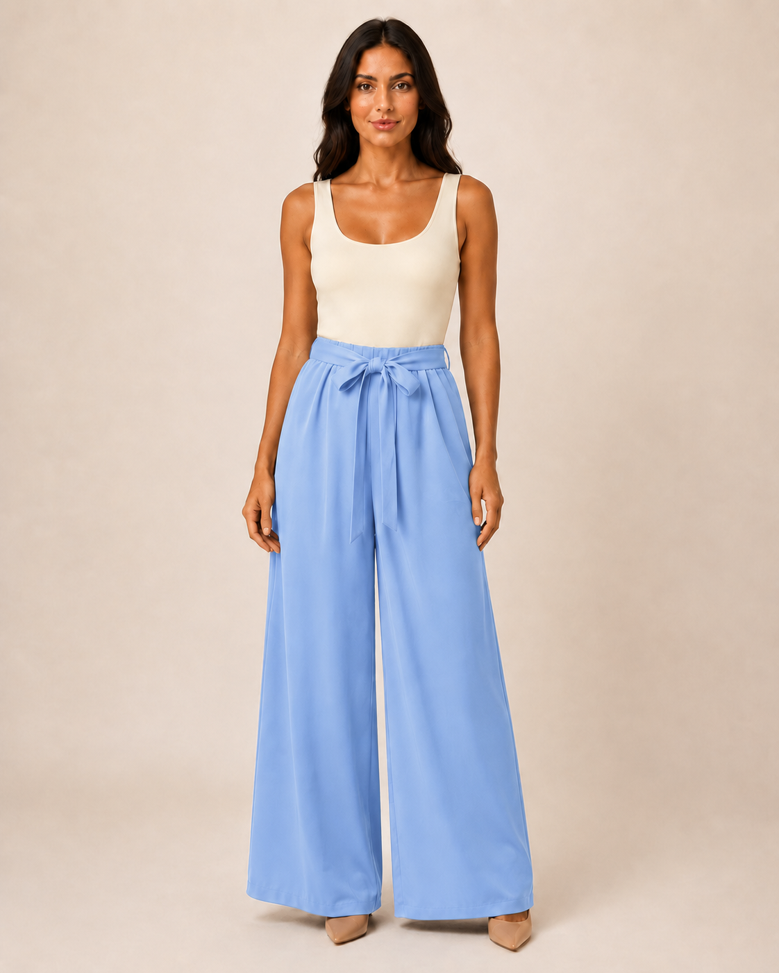 Pantalone Palazzo con Fiocco