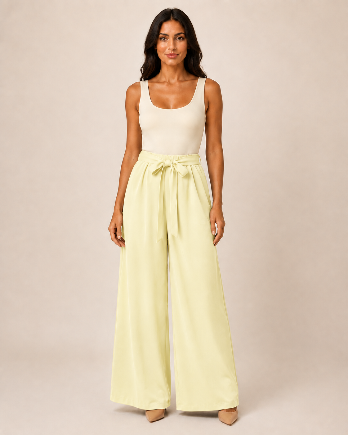 Pantalone Palazzo con Fiocco