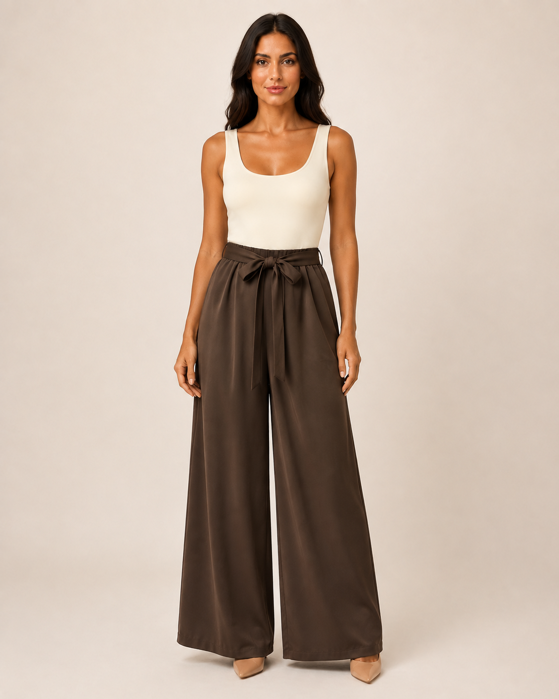 Pantalone Palazzo con Fiocco