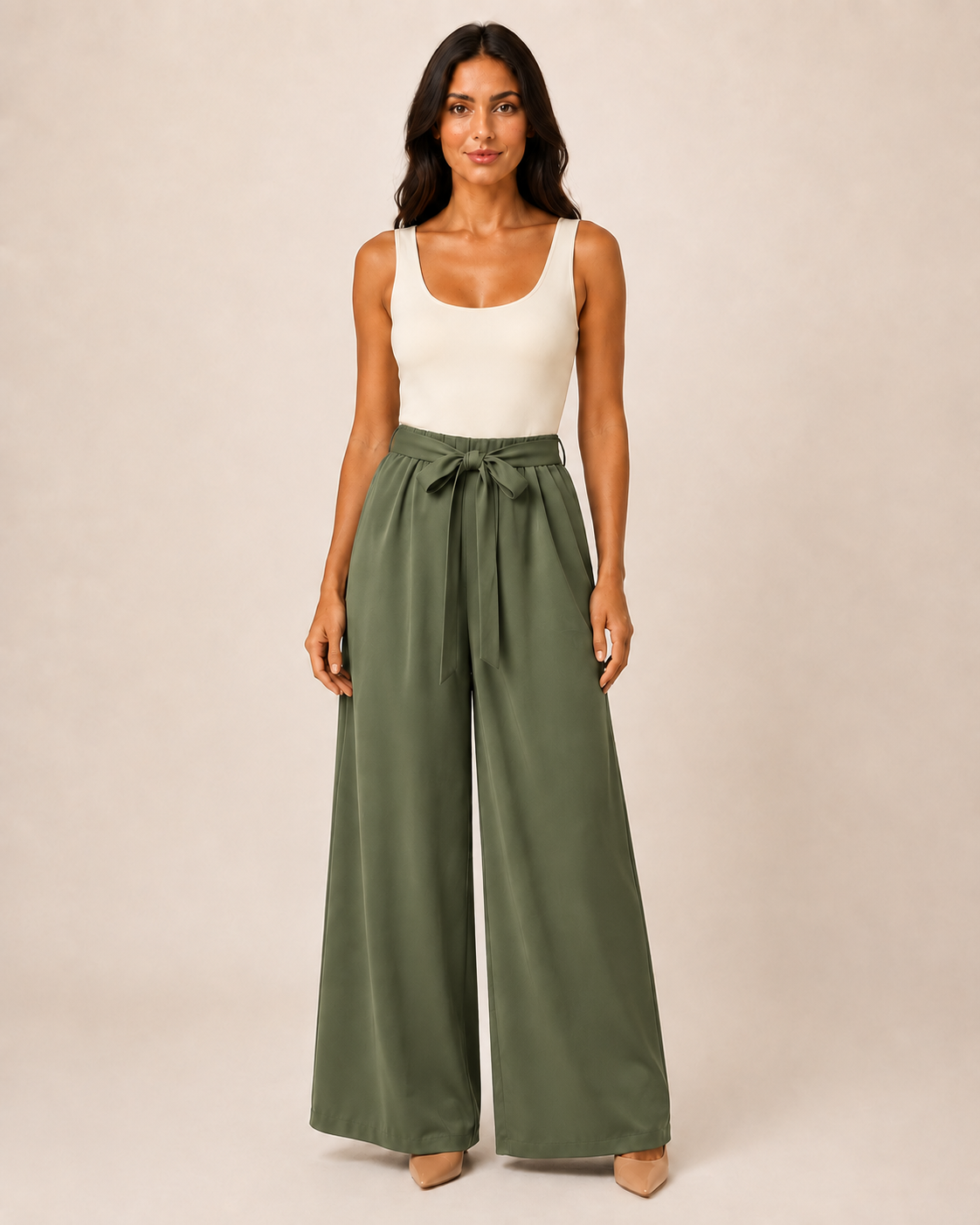 Pantalone Palazzo con Fiocco