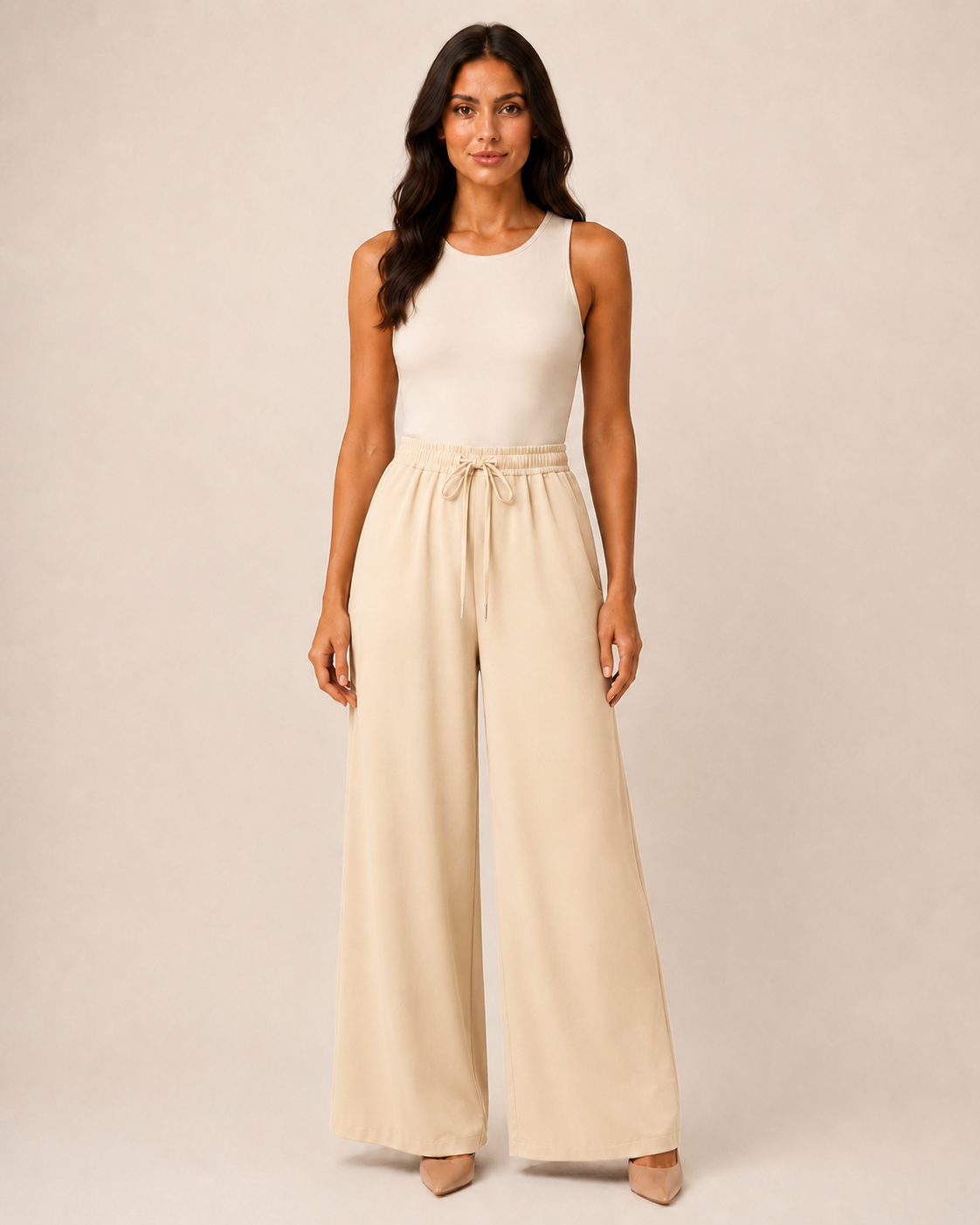 Pantalone Comfort a Gamba Ampia