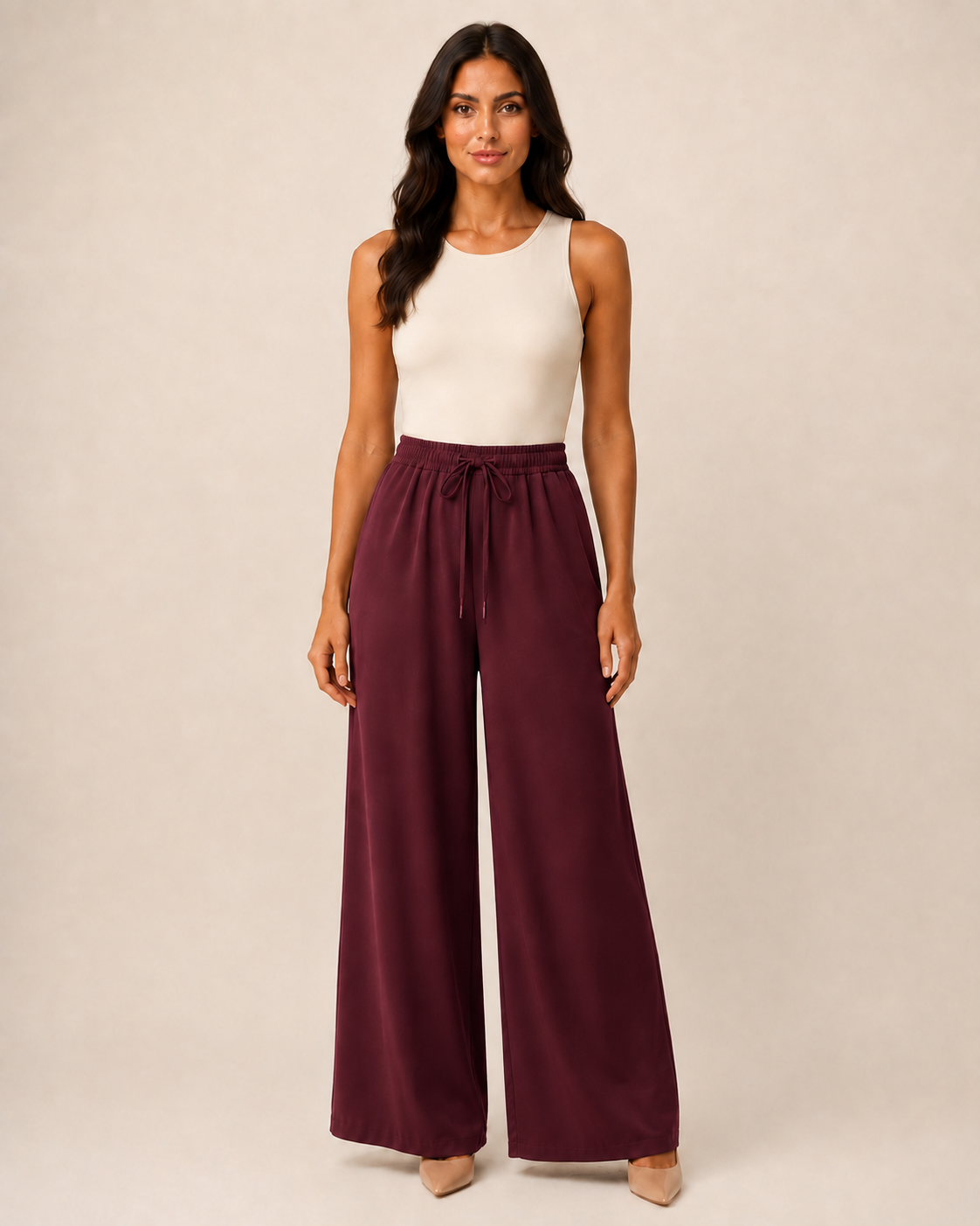 Pantalone Comfort a Gamba Ampia