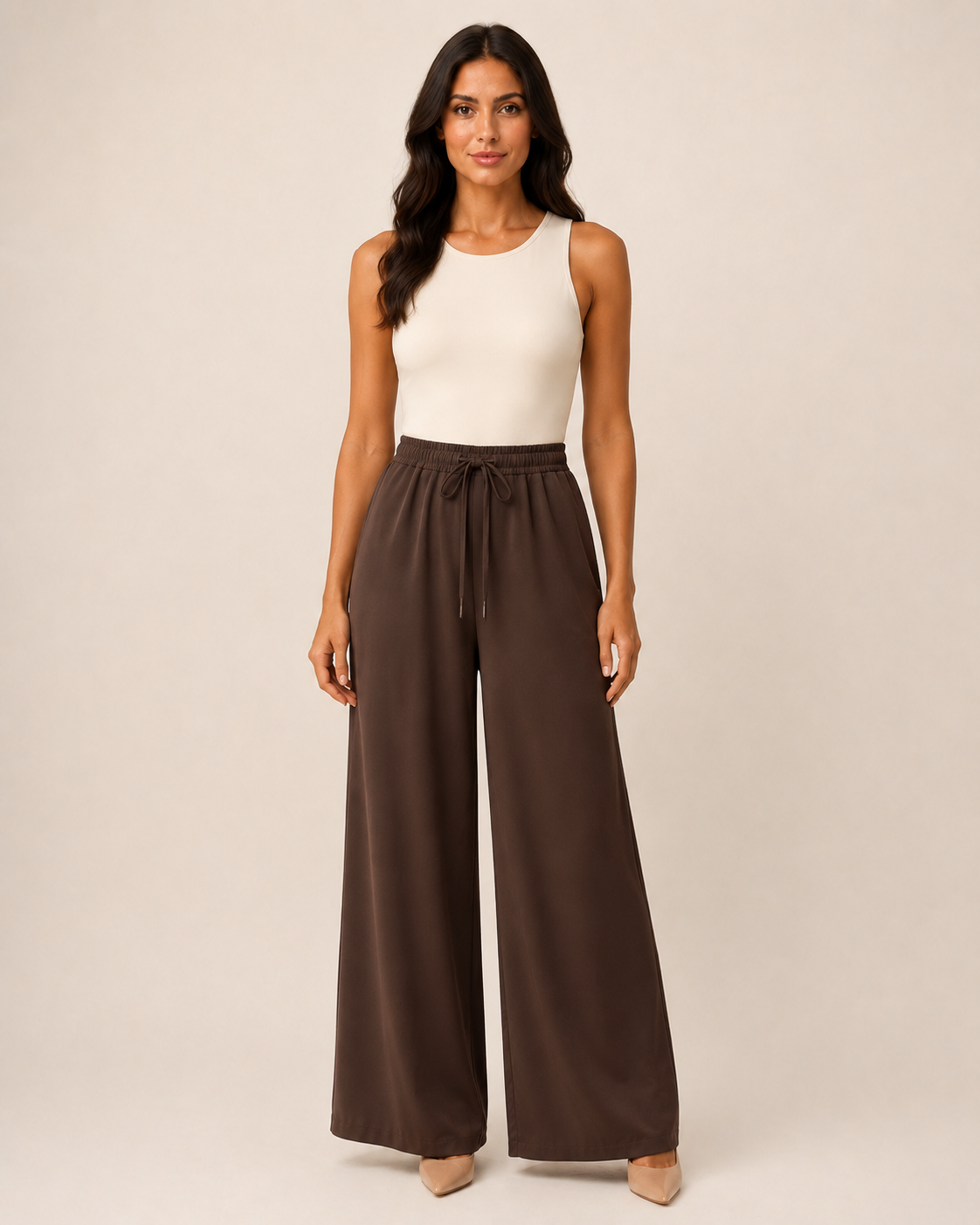 Pantalone Comfort a Gamba Ampia