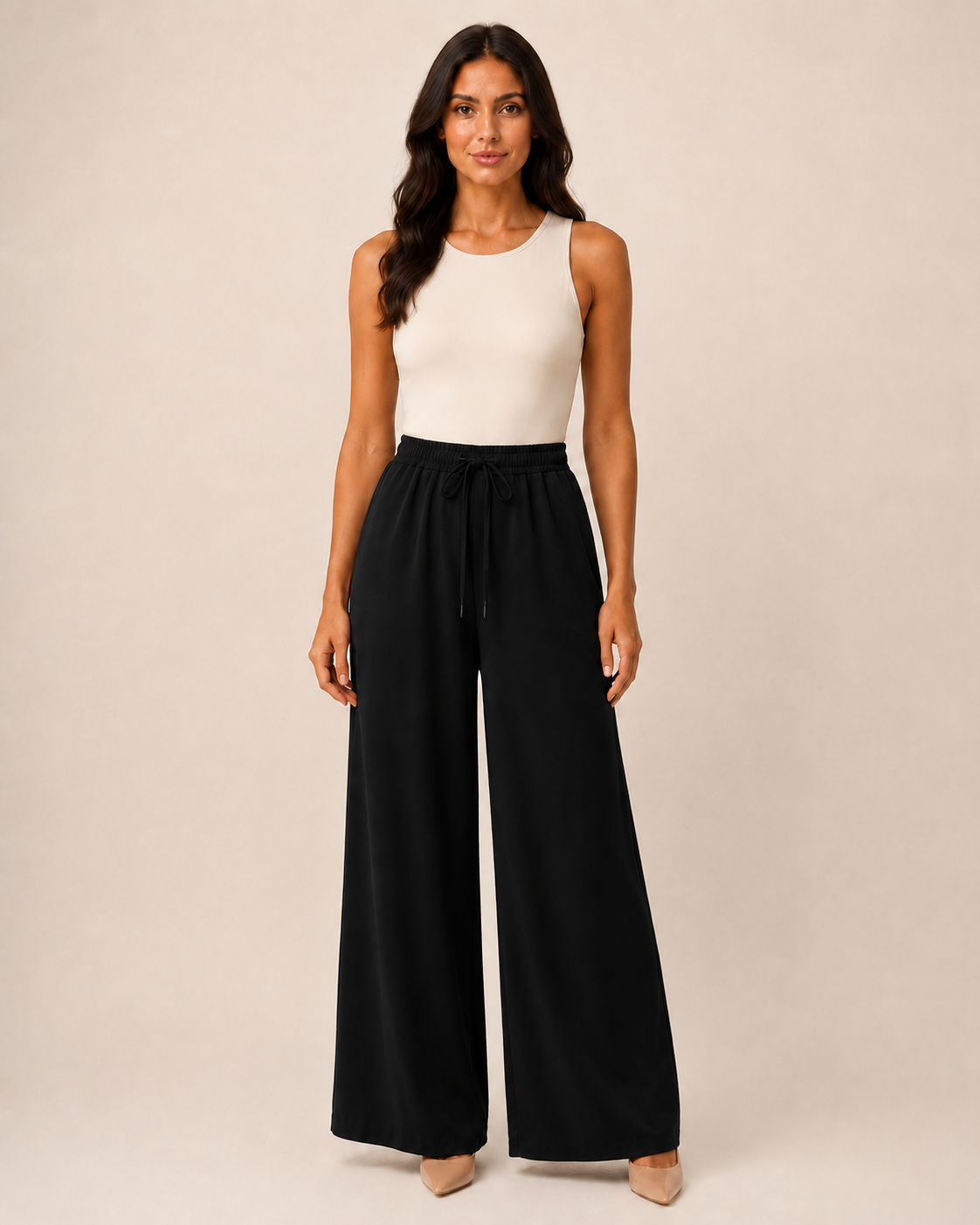 Pantalone Comfort a Gamba Ampia