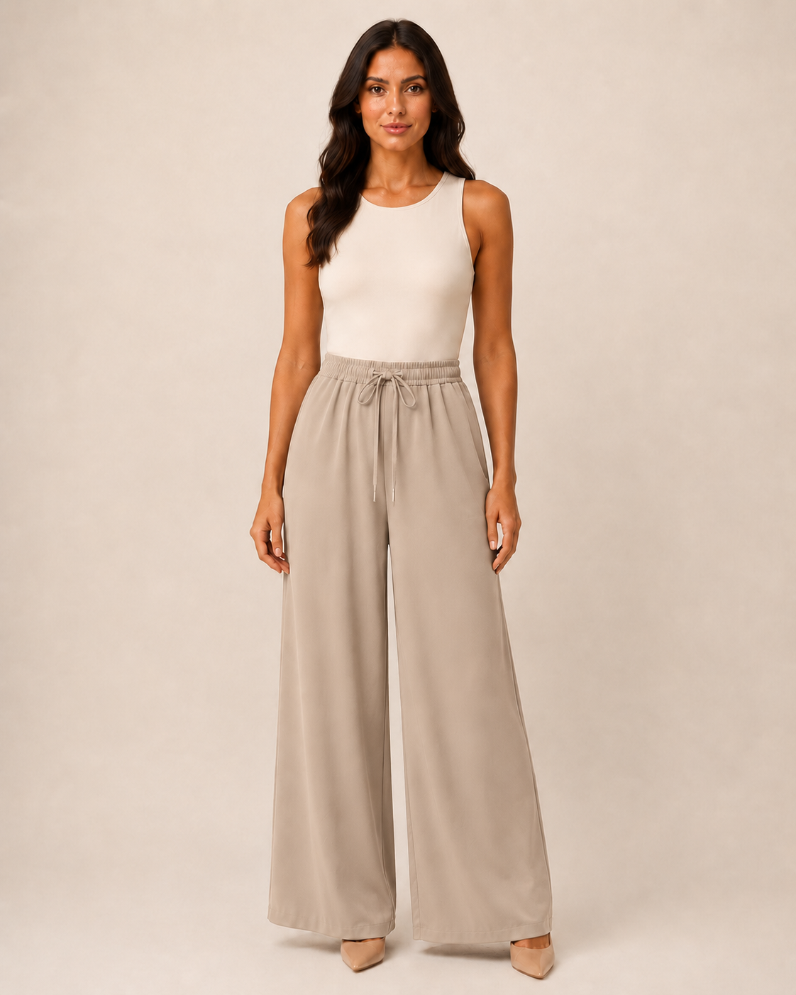 Pantalone Comfort a Gamba Ampia
