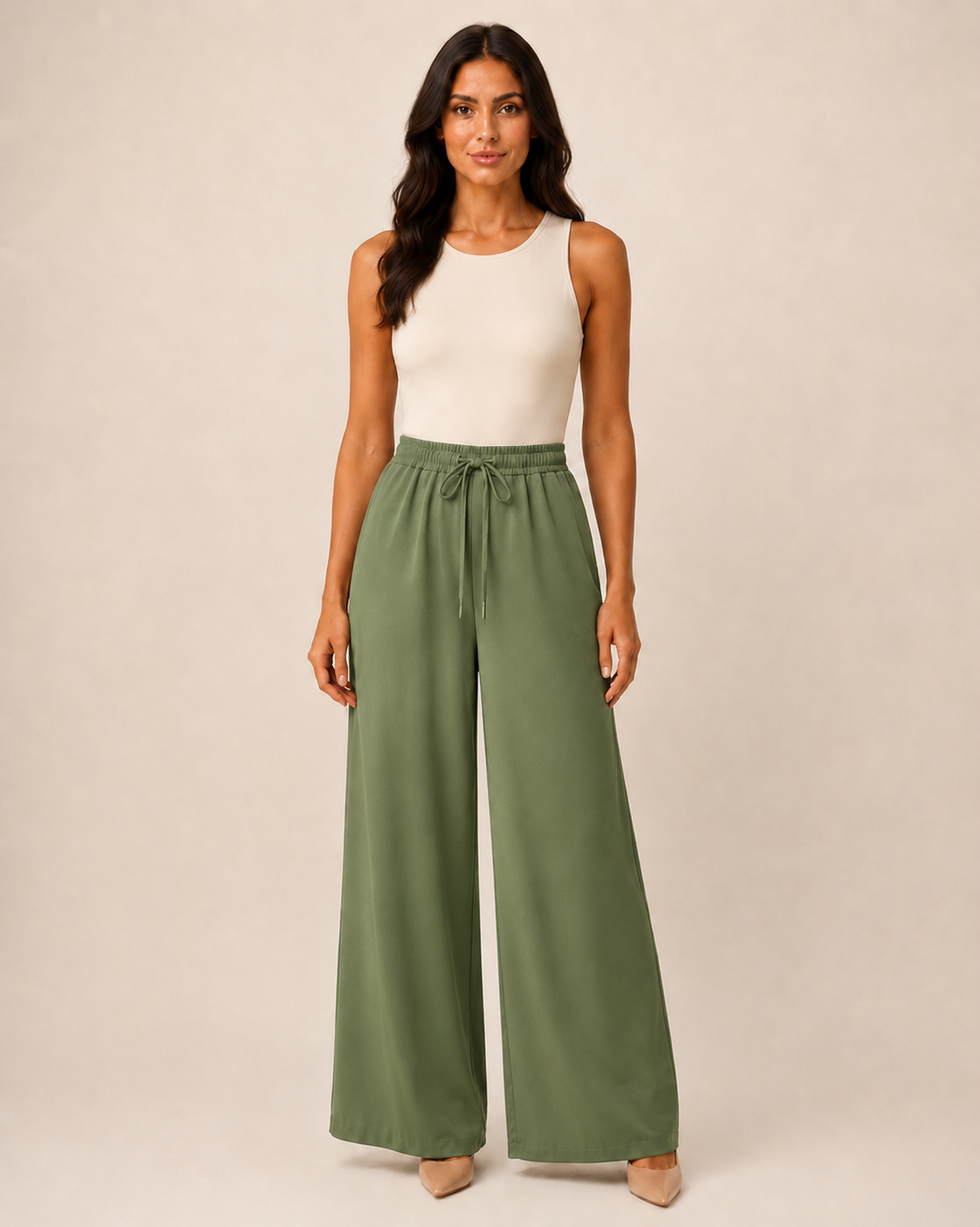 Pantalone Comfort a Gamba Ampia